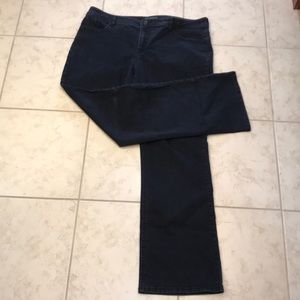 Chico’s dark blue So Slimming jeans